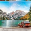 Educa Lago di Braies in de herfst - puzzel van 3000 stukjes