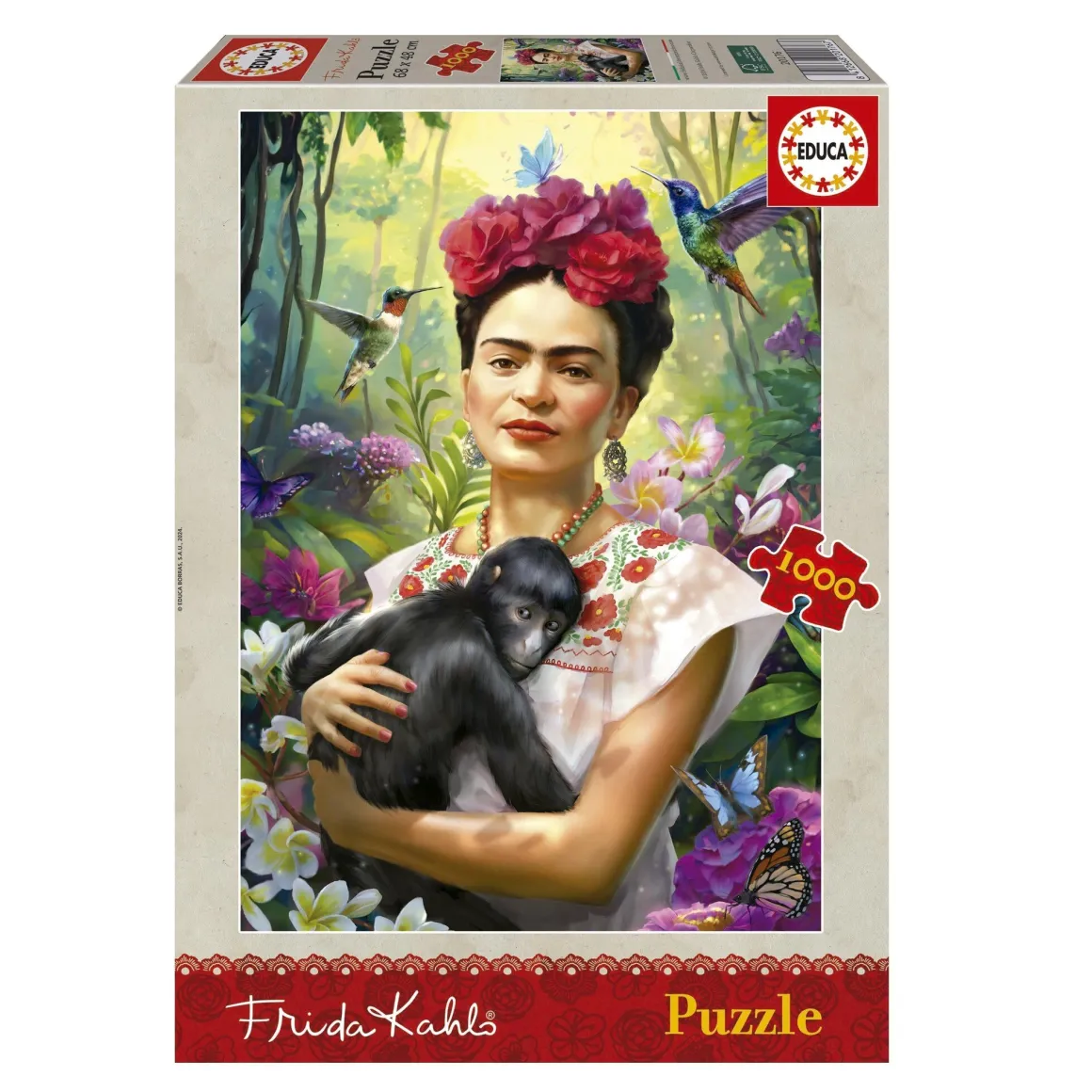 Educa Levenstuin, Frida Khalo - puzzel 1000 stukjes