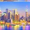 Educa Manhattan bij nacht - legpuzzel van 1500 stukjes