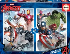 Educa Marvel Mania - 2 x 500 stukjes legpuzzel