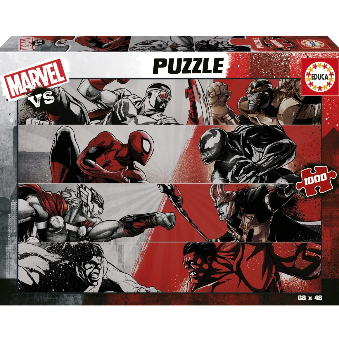 Educa Marvel VS - puzzel 1000 stukjes