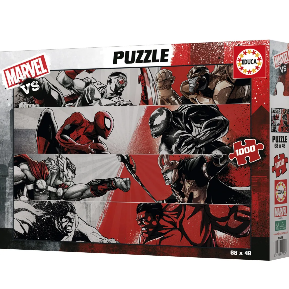 Educa Marvel VS - puzzel 1000 stukjes