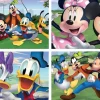 Educa Mickey Mouse en vrienden - 4 puzzels van 20 / 40 / 60 / 80 stukjes