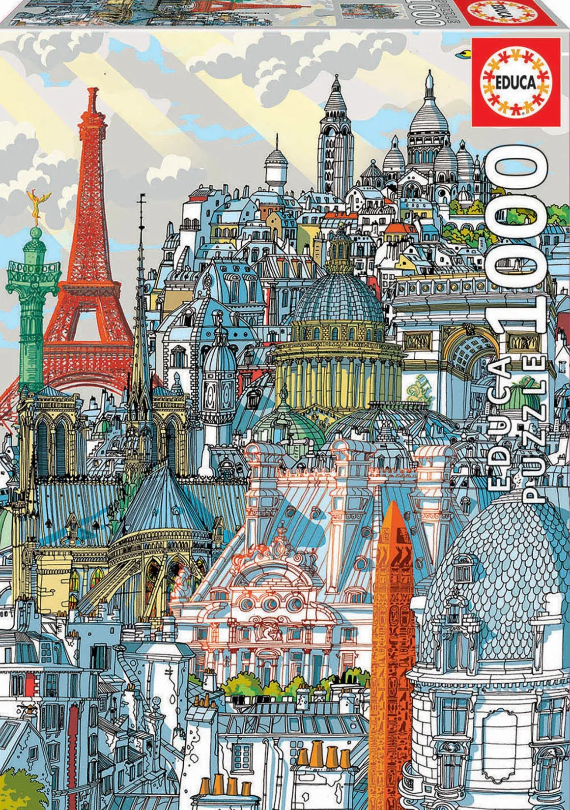 Educa Parijs - Carlo Stanga - puzzel 1000 stukjes