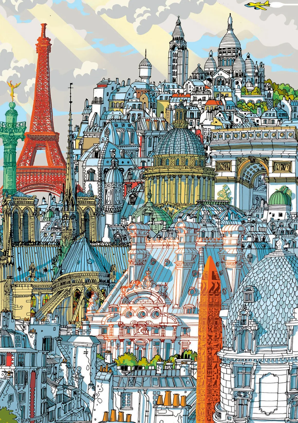 Educa Parijs - Carlo Stanga - puzzel 1000 stukjes
