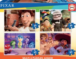 Educa Pixar films - 4 puzzels van 20 / 40 / 60 / 80 stukjes
