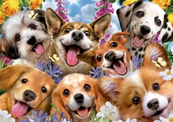 Educa Puppies Selfie, Howard Robinson - puzzel 1000 stukjes