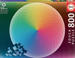 Educa Regenboog - Cirkelvormige puzzel - 800 stukjes