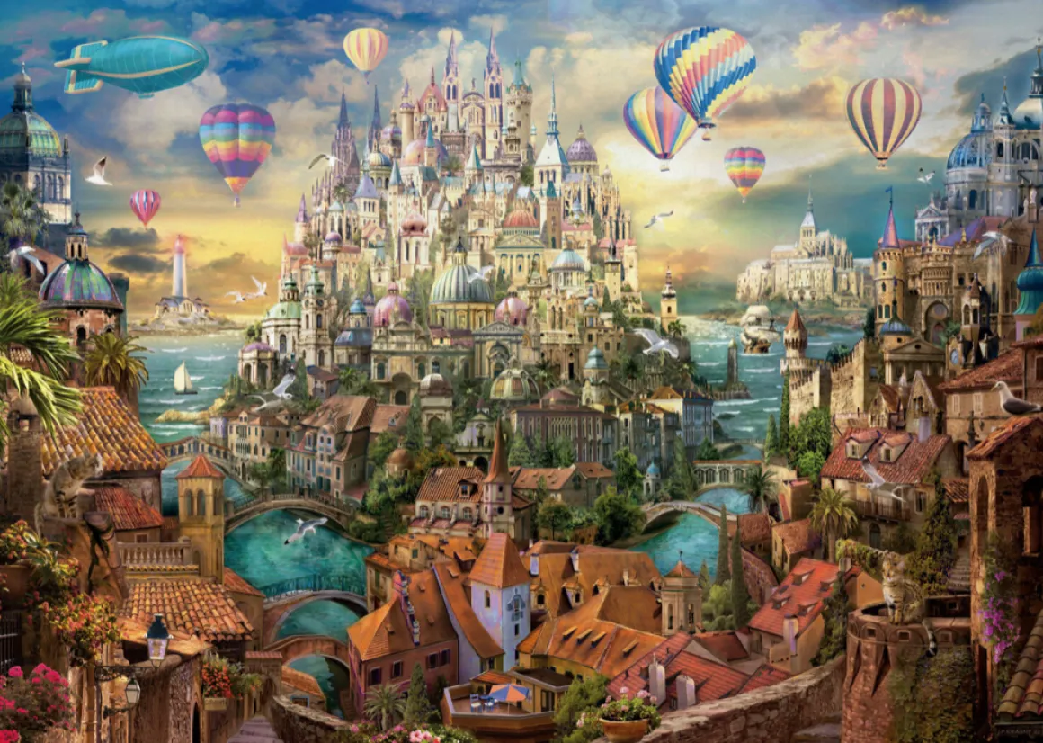 Educa Stad Van Dromen - puzzel van 2000 stukjes