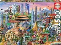 Educa Symbolen van Azië - legpuzzel van 1500 stukjes