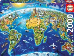 Educa Symbolen van de wereld - puzzel van 2000 stukjes