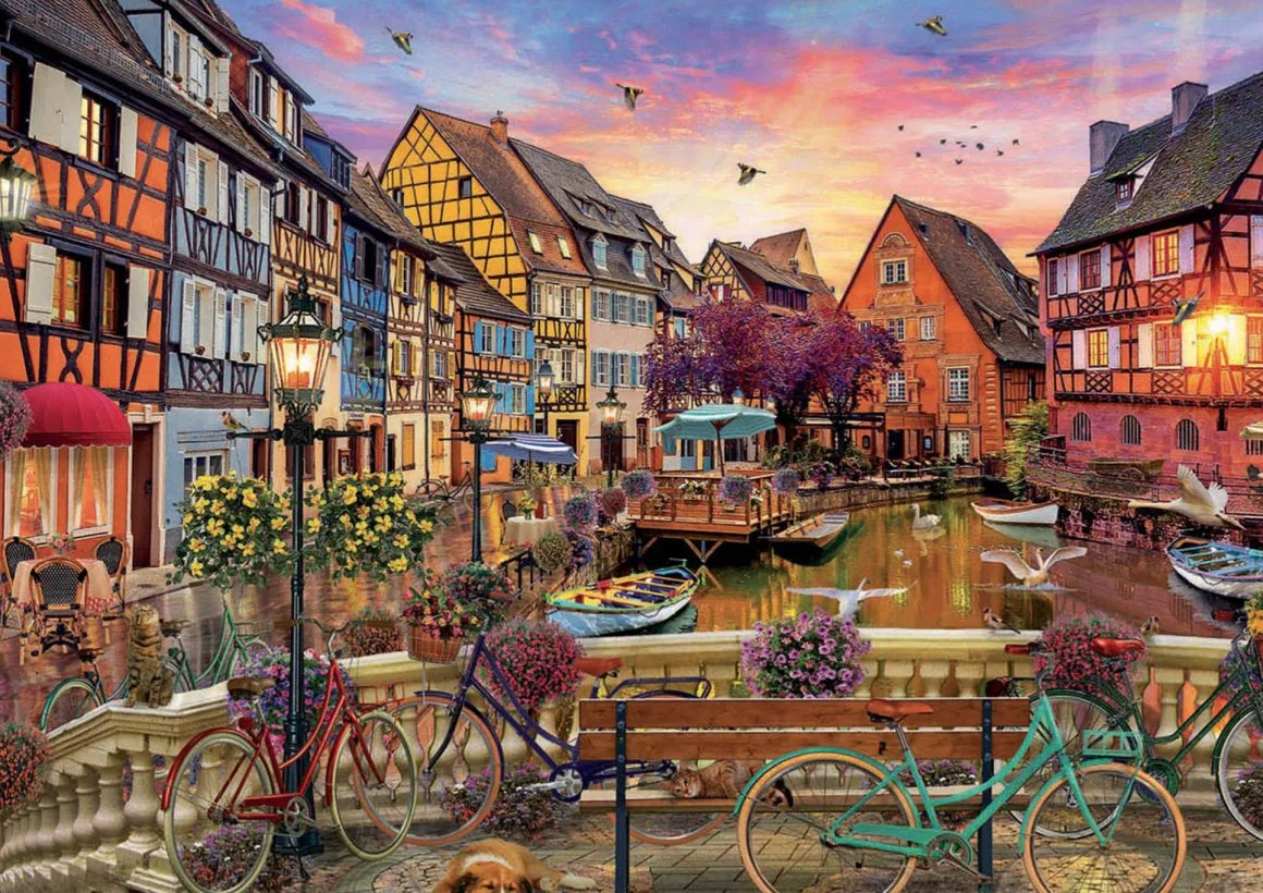 Educa Tafereel uit Colmar - puzzel van 3000 stukjes