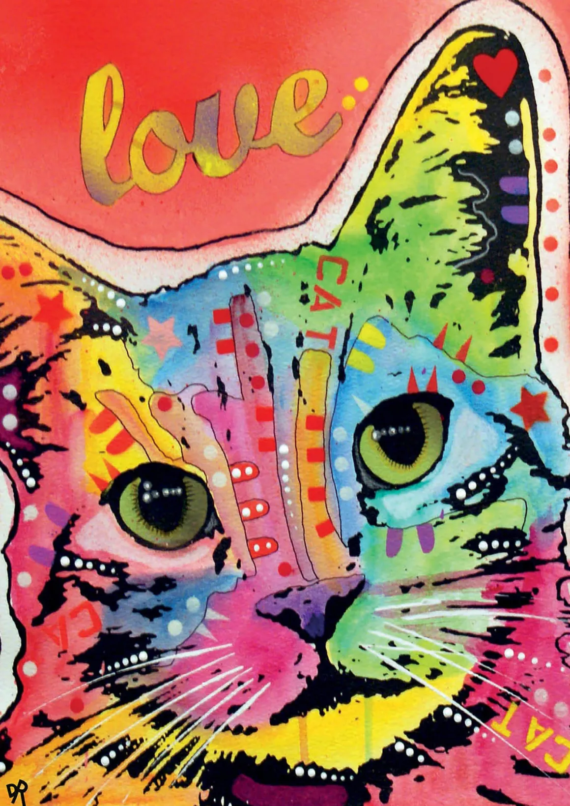 Educa Tilt Cat Love - Dean Russo - puzzel 1000 stukjes