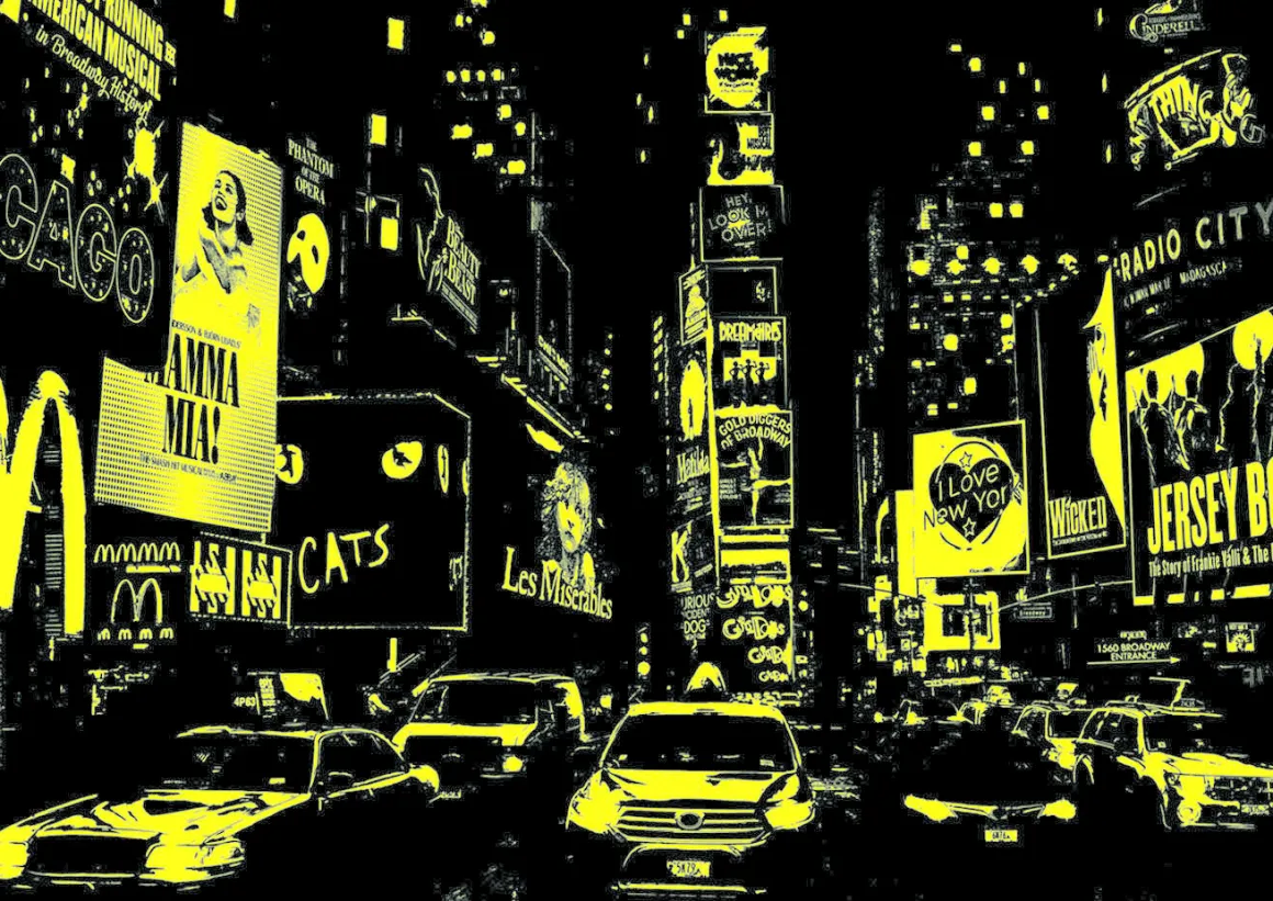 Educa Times Square - Glow in the Dark - puzzel 1000 stukjes