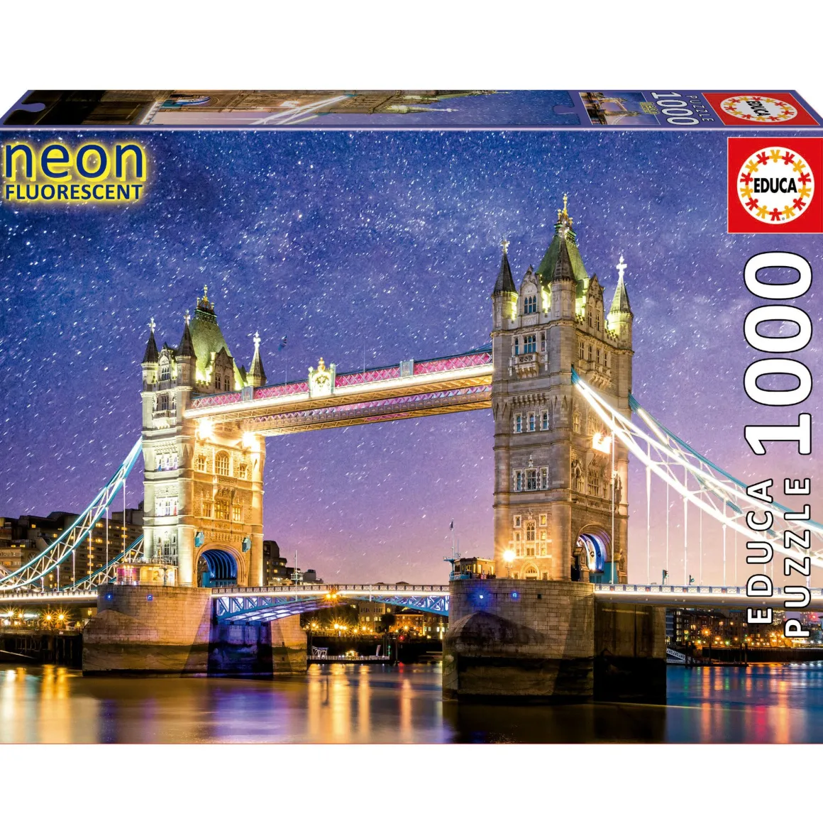 Educa Tower Bridge, Londen - Glow in the Dark - puzzel 1000 stukjes