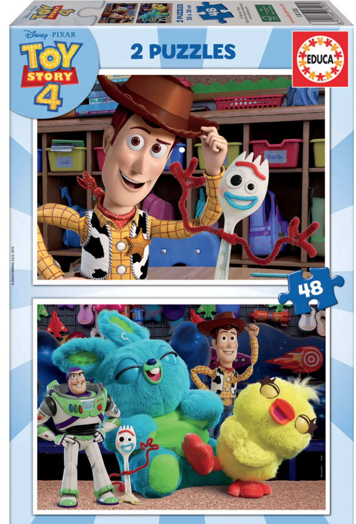 Educa Toy Story 4 - 2 x 48 stukjes