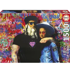 Educa TV boy Leo y Lisa - puzzel 1500 stukjes