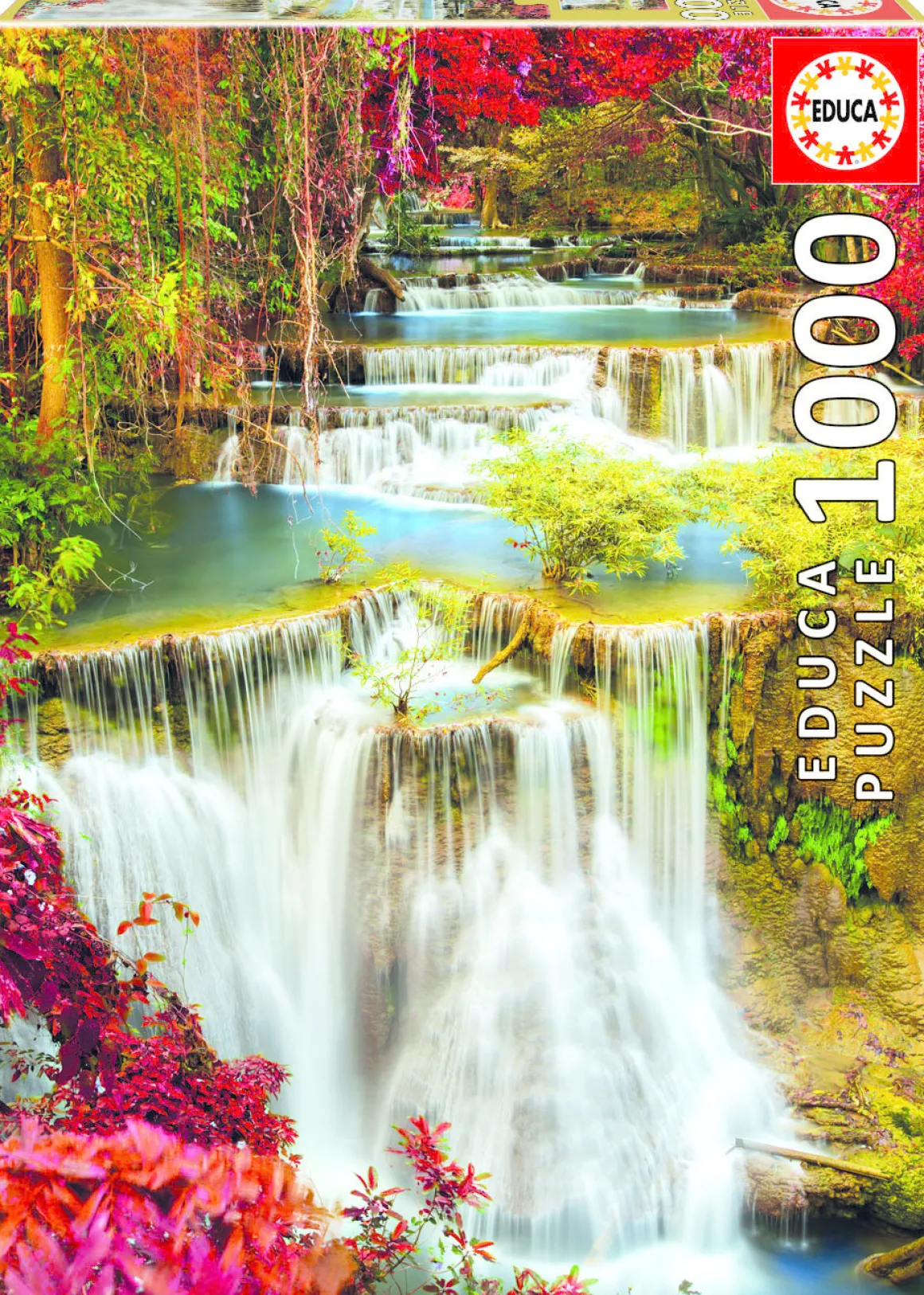 Educa Waterval in het bos - puzzel 1000 stukjes