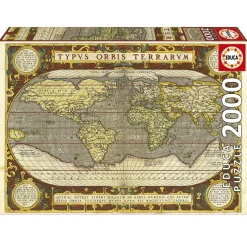 Educa Wereldkaart, Mapamundi - puzzel van 2000 stukjes