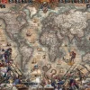 Educa Wereldkaart van de Piraten - puzzel van 2000 stukjes