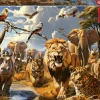 Educa Wilde Dieren - puzzel 1000 stukjes