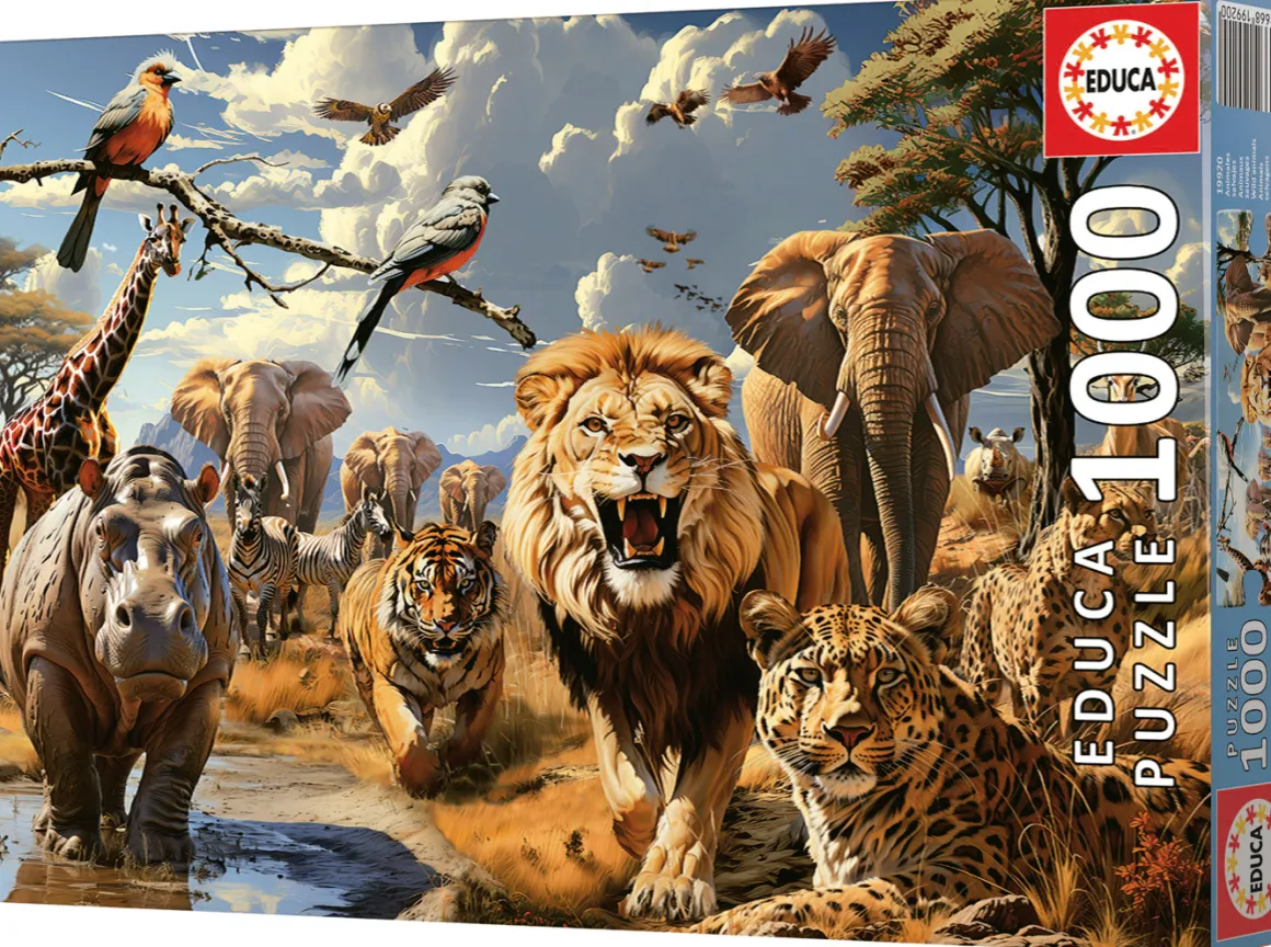 Educa Wilde Dieren - puzzel 1000 stukjes