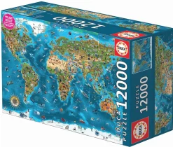 Educa Wonderen van de wereld - puzzel van 12000 stukjes