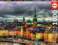 Educa Zicht op Stockholm in Zweden - legpuzzel van 1000 stukjes