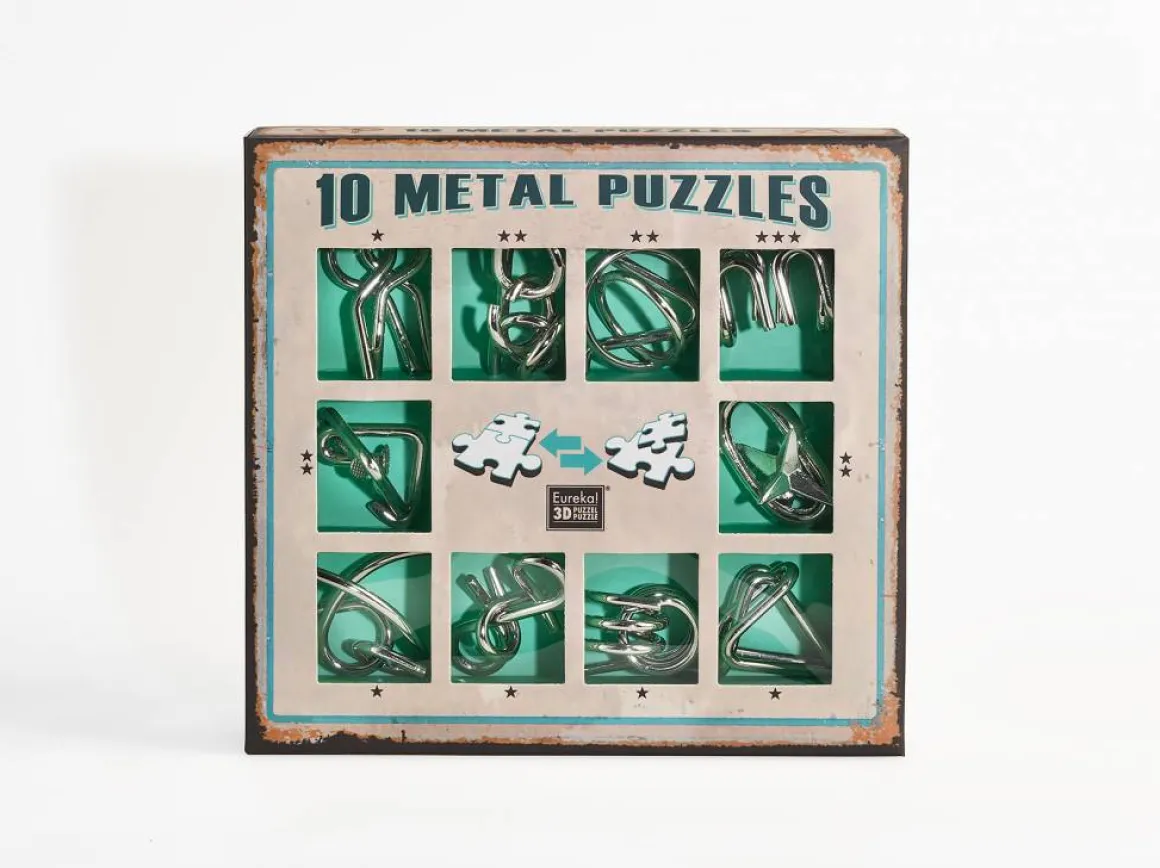 Eureka 10 Metalen breinbrekers - groene set