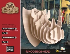 Eureka Neushoorn - Gepetto's Workshop - 3D puzzel
