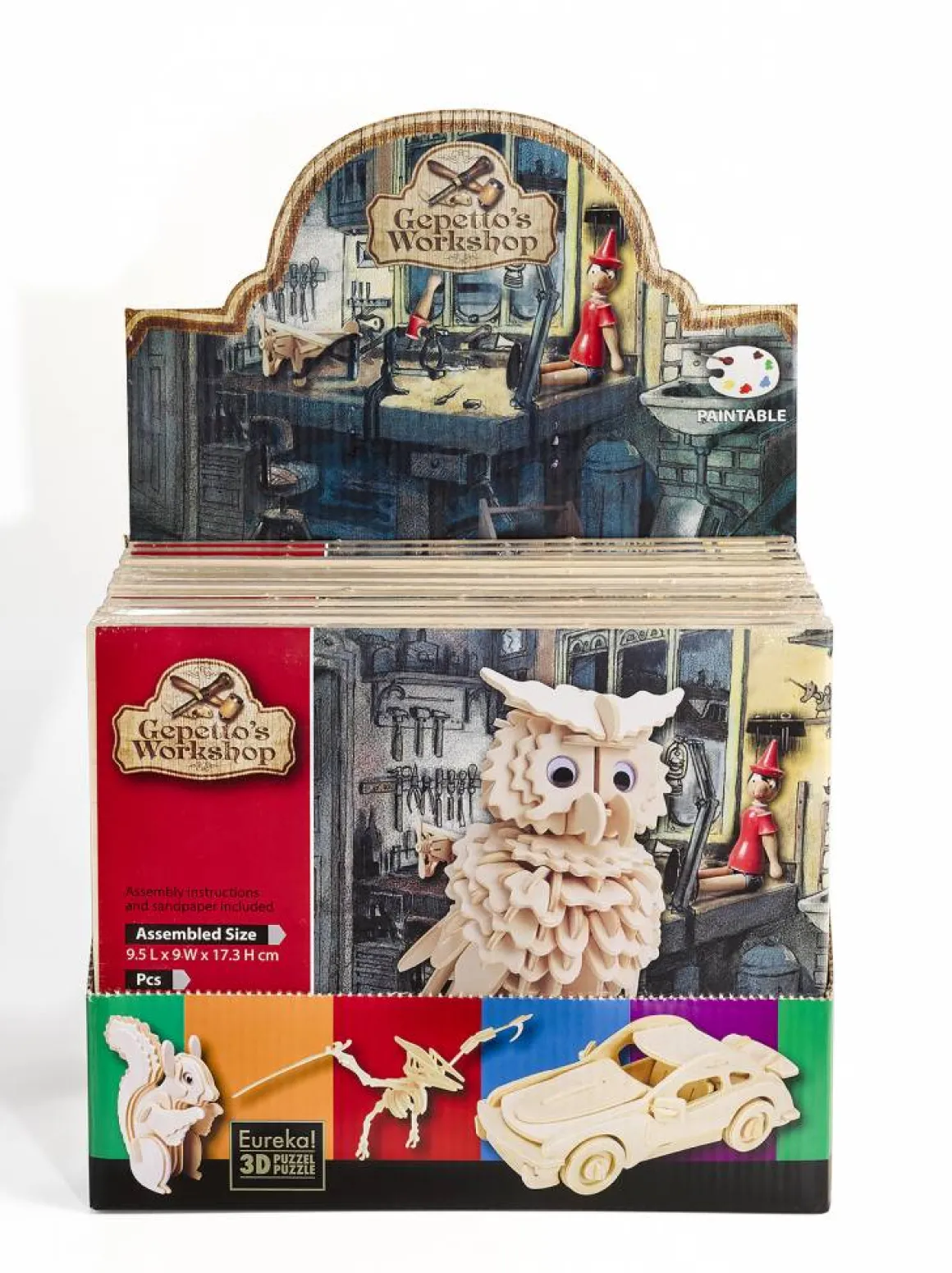 Eureka Neushoorn - Gepetto's Workshop - 3D puzzel