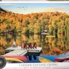Eurographics Puzzles Cottage aan het meer - Quebec - puzzel van 1000 stukjes