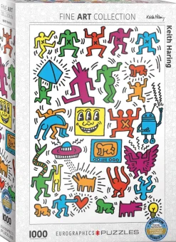 Eurographics Puzzles Keith Haring - Collage - puzzel van 1000 stukjes
