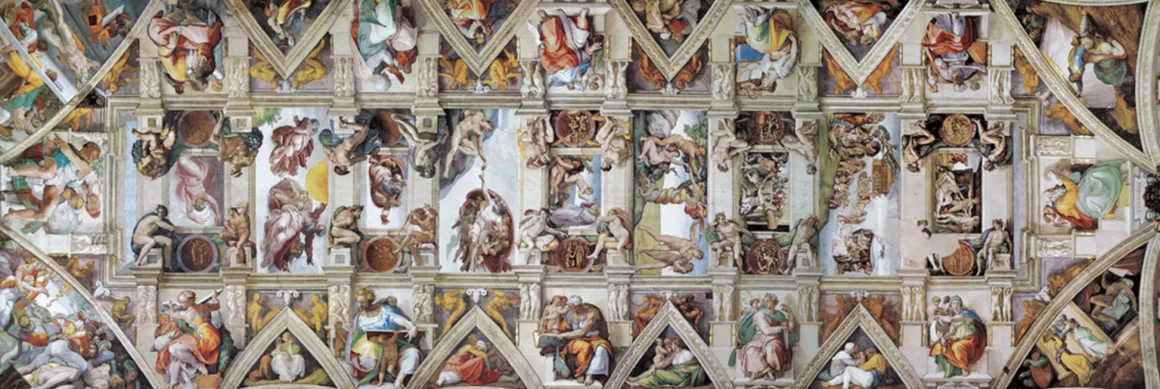 Eurographics Puzzles Sixtijnse kapel - Plafond- puzzel van 1000 stukjes