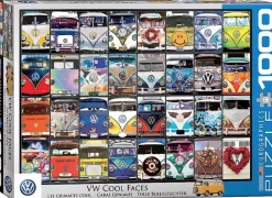 Eurographics Puzzles VW Bus - Cool Faces - puzzel van 1000 stukjes