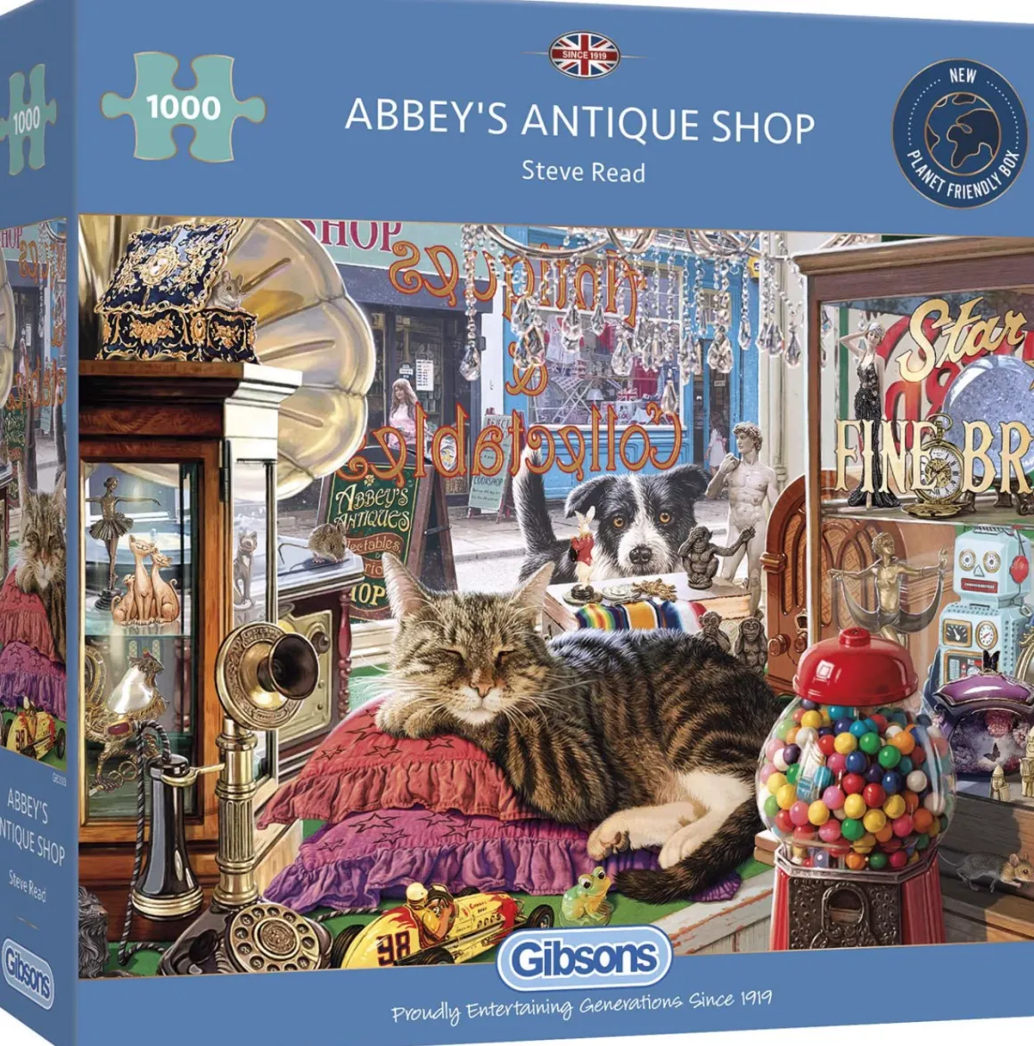 Gibsons Abbey's Antiekwinkel- puzzel van 1000 stukjes