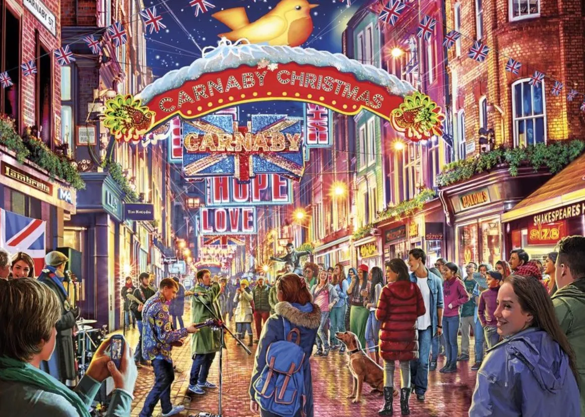 Gibsons Carnaby Street - puzzel van 500 stukjes
