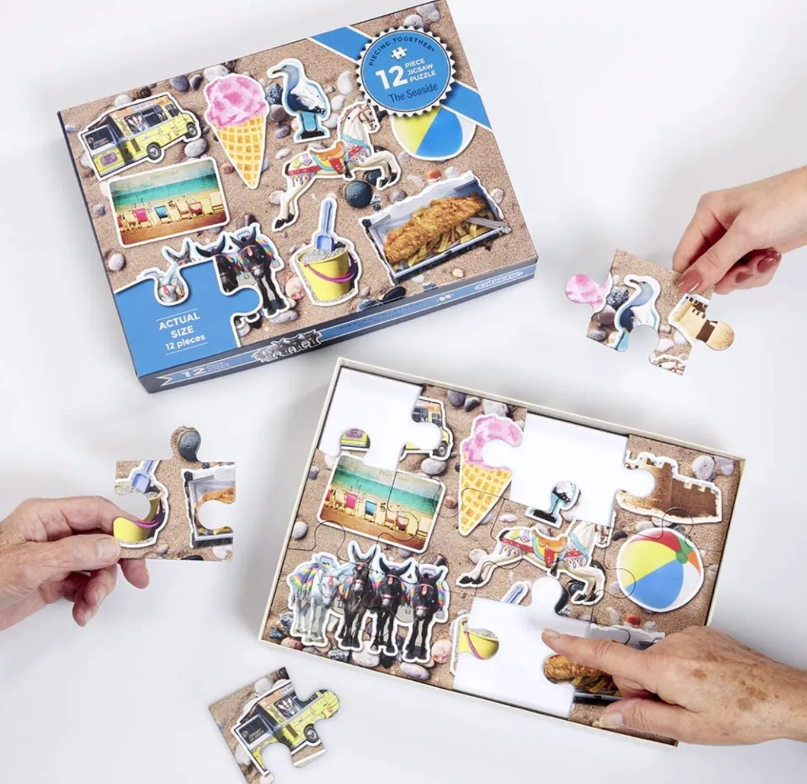 Gibsons De kust - puzzel van 12 XXL stukjes