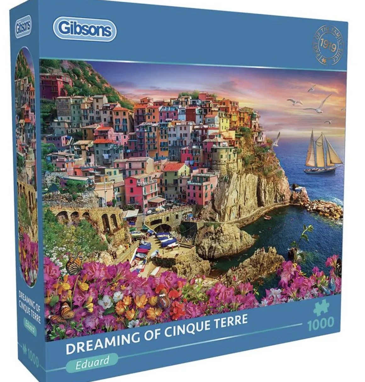 Gibsons Dromen van Cinque Terre - puzzel van 1000 stukjes