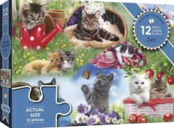 Gibsons Katten - puzzel van 12 XXL stukjes