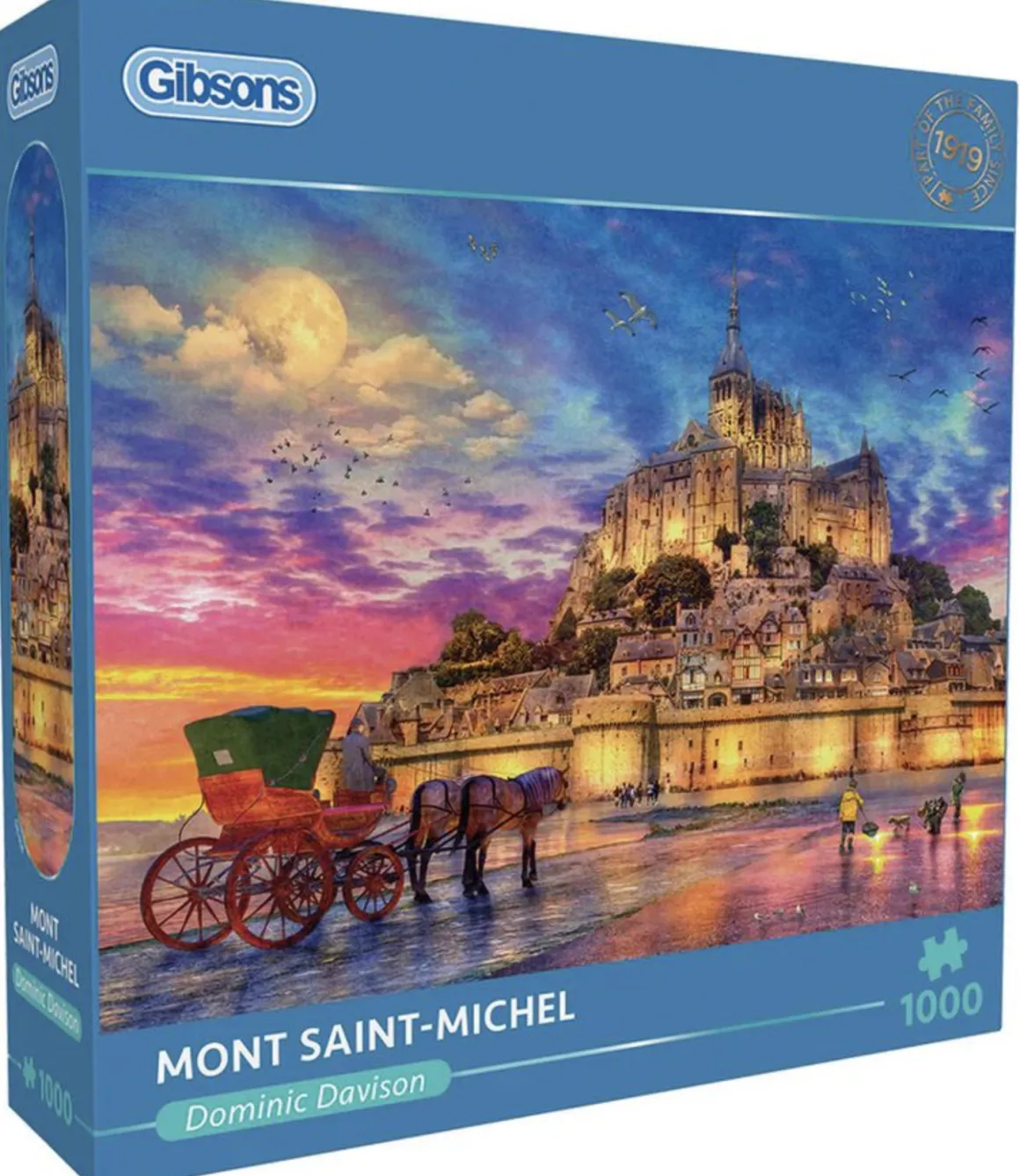 Gibsons Mont Saint-Michel - puzzel van 1000 stukjes