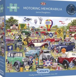 Gibsons Motorische souvenirs - puzzel van 1000 stukjes