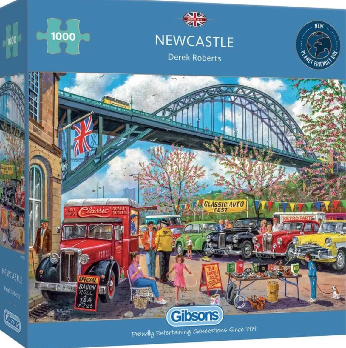 Gibsons Newcastle - puzzel van 1000 stukjes