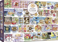 Gibsons Pork Pies and Puddings - puzzel van 1000 stukjes
