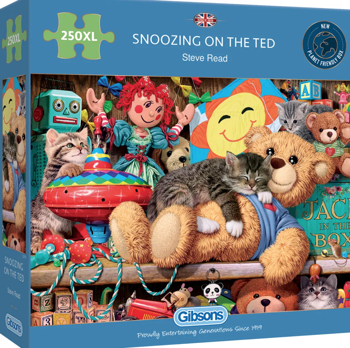 Gibsons Snoozing on the ted - puzzel van 250XL stukjes