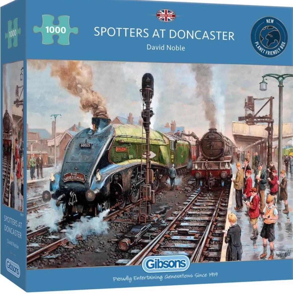 Gibsons Treinspotters in Doncasters - puzzel van 1000 stukjes