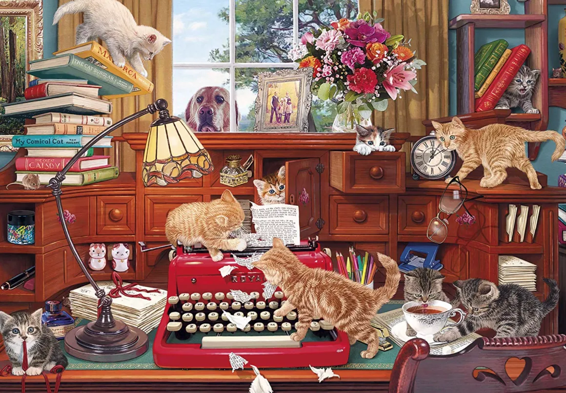 Gibsons Writer's Block - puzzel van 1000 stukjes