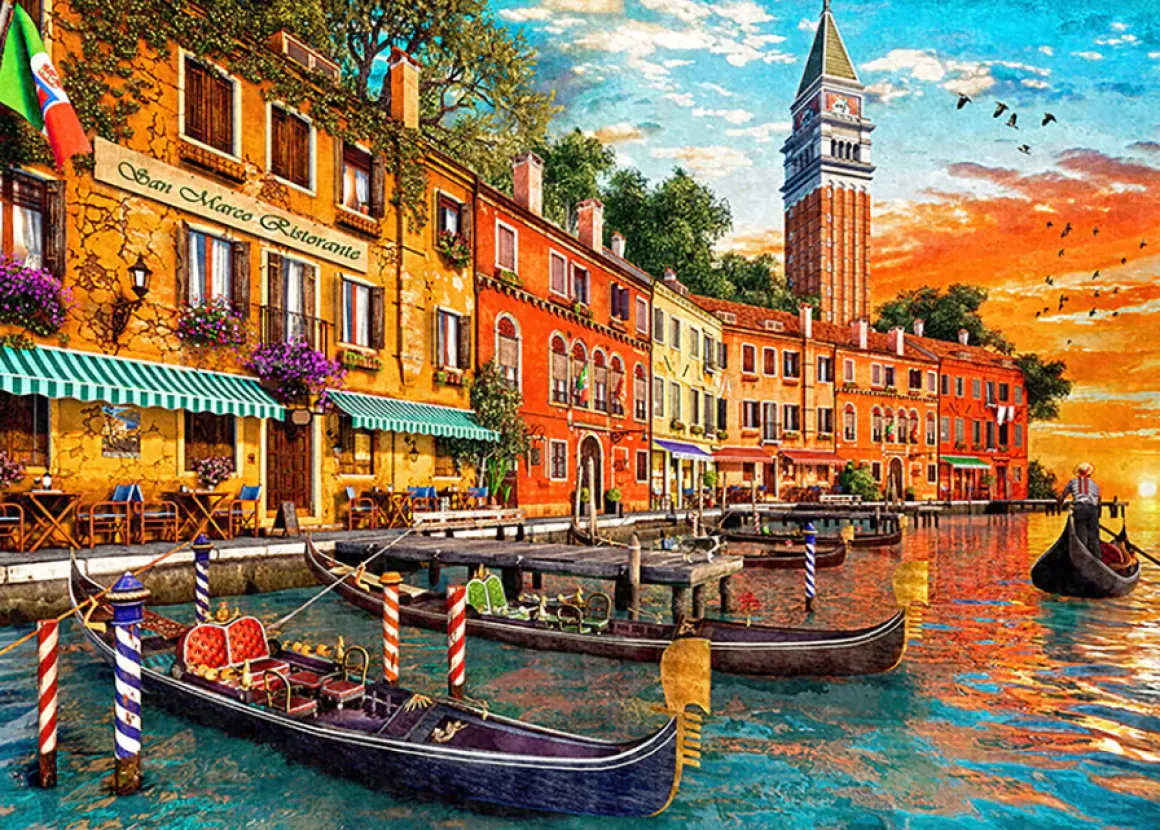 Gibsons Zonsondergang bij San Marco - puzzel van 1000 stukjes