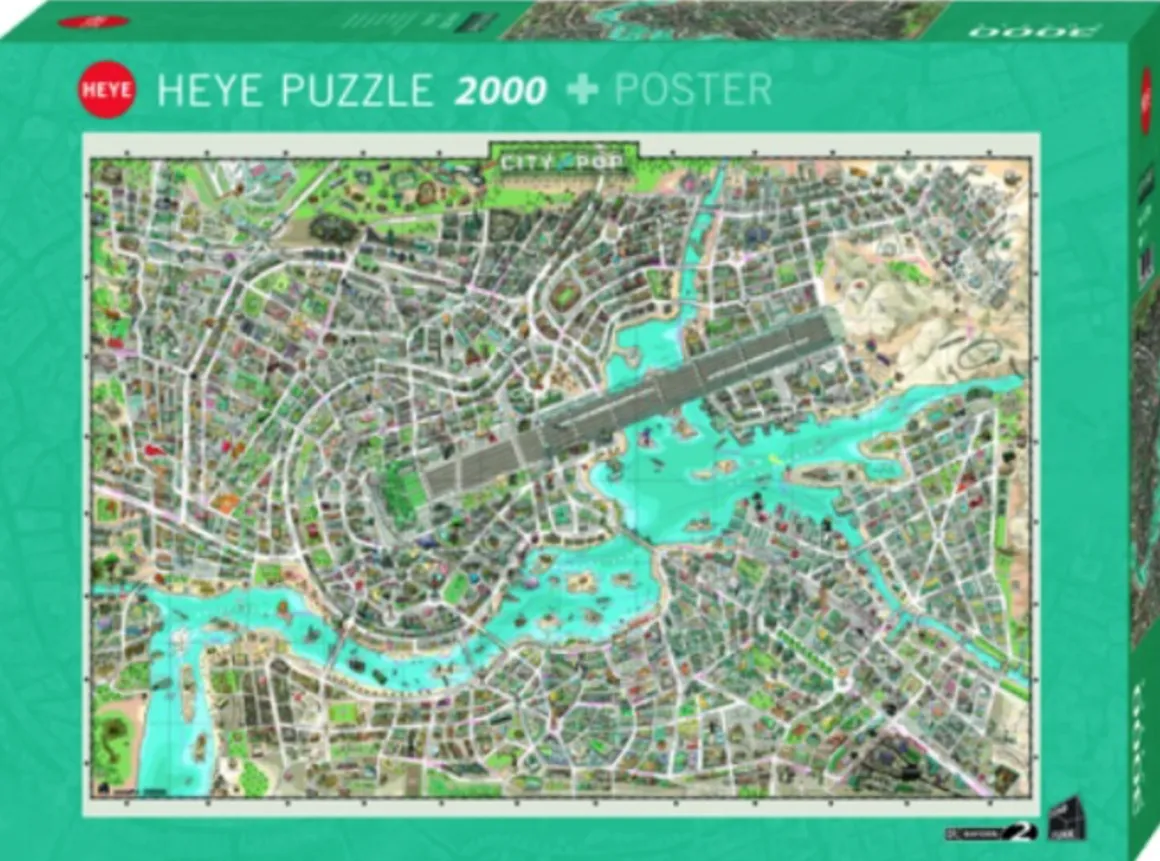 Heye City of Pop - puzzel van 2000 stukjes