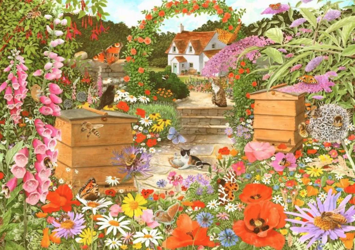 HOP Bee Happy - puzzel van 1000 stukjes